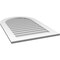 Ekena Millwork Round Top Surface Mount PVC Gable Vent: Non-Functional, w/ 3-1/2"W x 1"P Standard Frame, 26"W x 40"H GVPRT26X4001SN - alternate 2